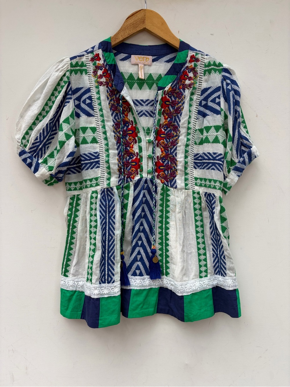 Anthropologie Sylvia Top Verb Pallavi Singhee Blouse